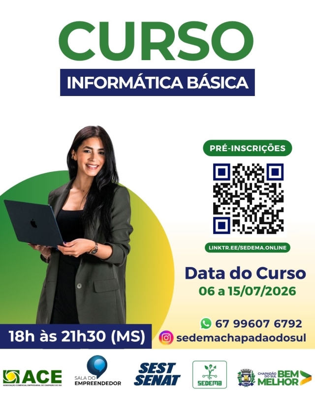 Noticia sedema-promove-curso-gratuito-de-informatica-basica