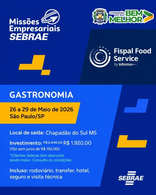 Noticia empresarios-de-chapadao-do-sul-poderao-participar-de-missao-empresarial-para-a